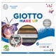 Lápis Facial Giotto Make Up Cores Clássicas 6un