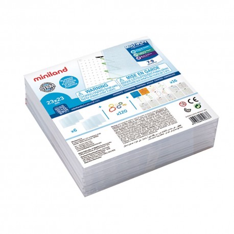 Set de 6 Geoplanos 23cm Coloridos