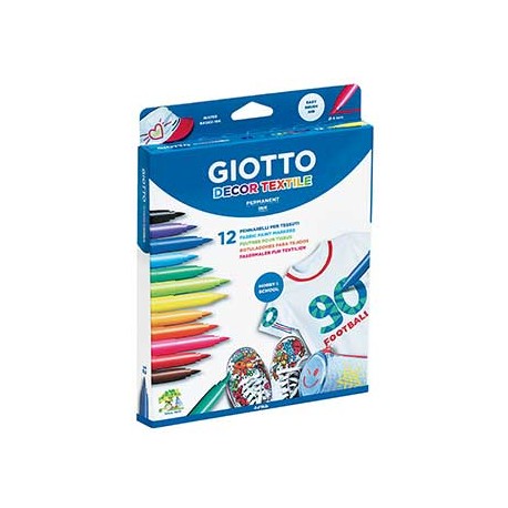 Marcadores Têxtil 8 Cores