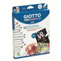 Marcador Pintura Giotto Decor Materials Cx 12 Cores Sortidas