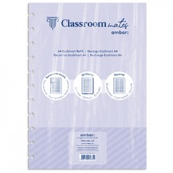 Recarga p/ Caderno Inteligente Ambar EcoSmart A4 50Fl Pautado
