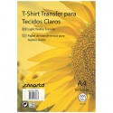 Papel Transfer T-Shirt InkJet A4 Tecidos Claros 10 Fls