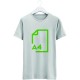 Papel Transfer T-Shirt InkJet A4 Tecidos Claros 10 Fls