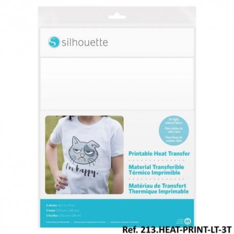 Papel Transfer T-Shirt InkJet A4 Tecidos Claros 10 Fls