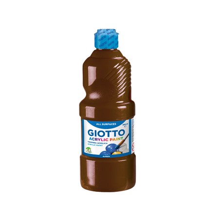 Guache Liquido Giotto Acrílico 500ml Castanho