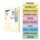 Papel Fotocopia A4 80grs Sortido Forte R. 5 cores x 50flhs