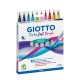 Marcador Feltro Aguarelável Giotto Turbo Soft Brush 10 Cores