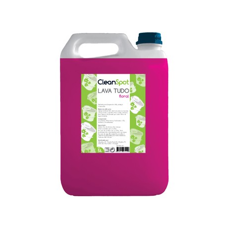 Detergente Lava Tudo Floral Cleanspot 5L
