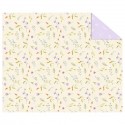 Cartolina Fantasia Creme c/Flores 50x70cm 300grs