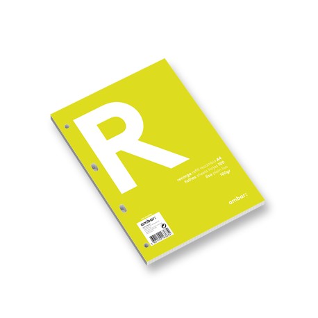 Recarga Papel Ambar School A4 Liso 100gr 100Fls