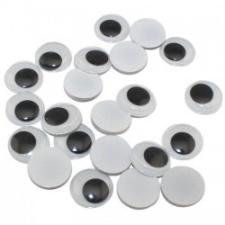 Olhinhos Redondos Smart 18mm Autocolantes 20 und