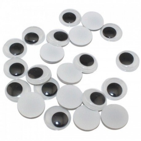 Olhinhos Redondos Smart 18mm Autocolantes 20 und