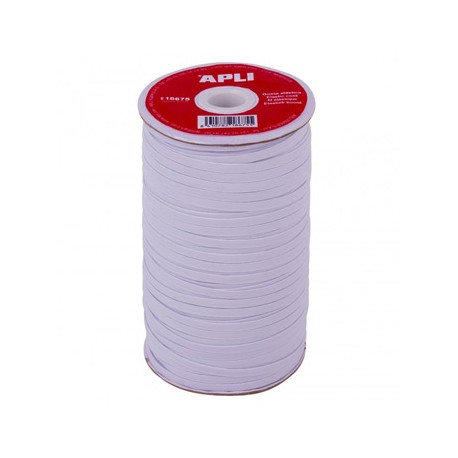 Elástico Fio Bobine Apli Branco 5mmx100m 1un