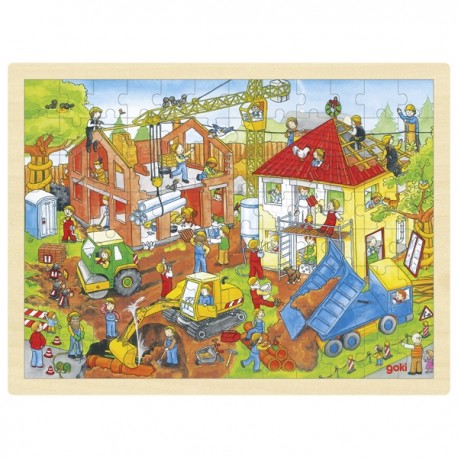 Puzzle Construção Civil 96 pçs