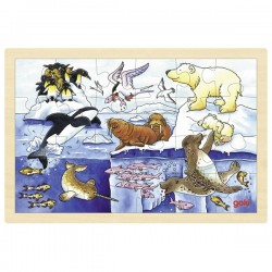 Puzzle Animais Polares 24 pçs
