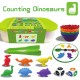 Jogo de Contagem e Seleção Dinossauros 81 Peças