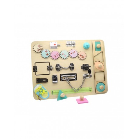 WOODEN BUSY BOARD