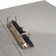 Pasta Arquivo L/ E 2 Argolas 320x290x40mm Cinza 10und