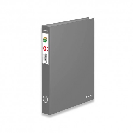 Pasta Arquivo L/ E Ambar Din Cinza