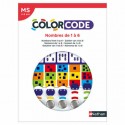 Color Code Números de 1 a 6