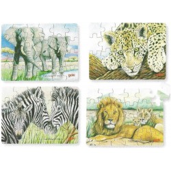 Conj. de 6 Puzzle de 24 Peças Animais