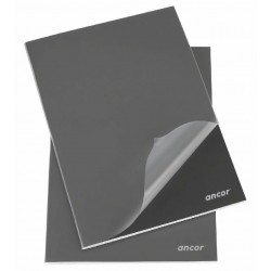 Caderno Capa Preta A4 Ambar Pautado Com Capa Plástica 80flhs