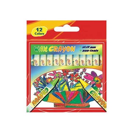 Lápis de Cera 12 Cores Epene