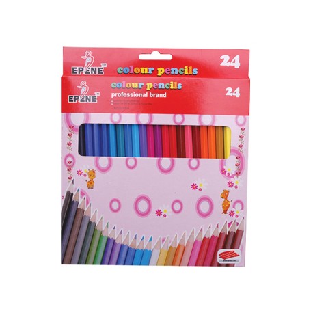 Lápis Cor 24un Cx Cartão Epene
