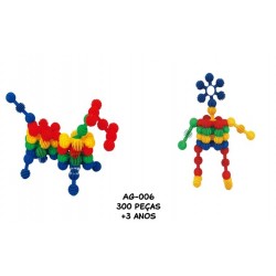 Jogos de Construção Estrelas 300pçs