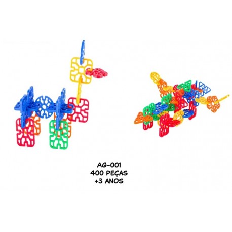 Jogos de Construção Formas Geo 400pçs