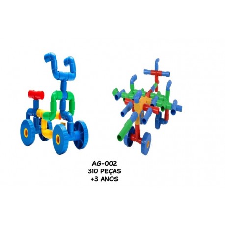 Jogos de Construção Tubos 310pçs