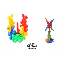 Jogos de Construção Coelhos e Companhia 160pçs