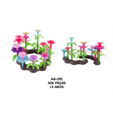 Jogos de Construção Flores 306 pçs