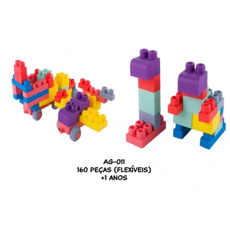 Jogos de Construção Flex 160 pçs