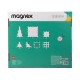Jogo Blocos Magnéticos Magnex 100 peças