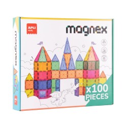 Jogo Blocos Magnéticos Magnex 100 peças