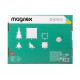 Jogo Blocos Magnéticos Magnex 60 peças