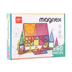 Jogo Blocos Magnéticos Magnex 60 peças