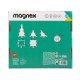 Jogo Blocos Magnéticos Magnex 36 peças