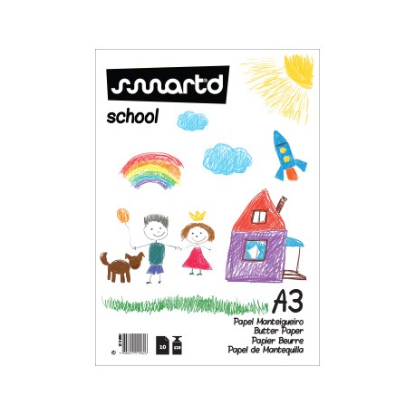 Papel Manteigueiro A3 120g Bloco 10 Folhas