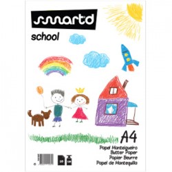 Papel Manteigueiro A4 120g Bloco 10 Folhas