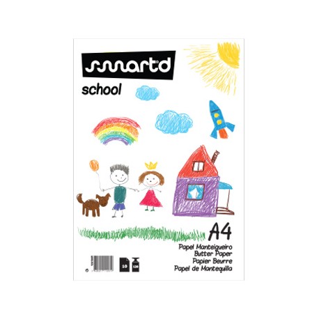 Papel Manteigueiro A4 120g Bloco 10 Folhas