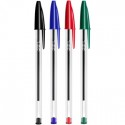 Esferográfica 4 Cores 1mm Ball Point BIC Cristal 4un