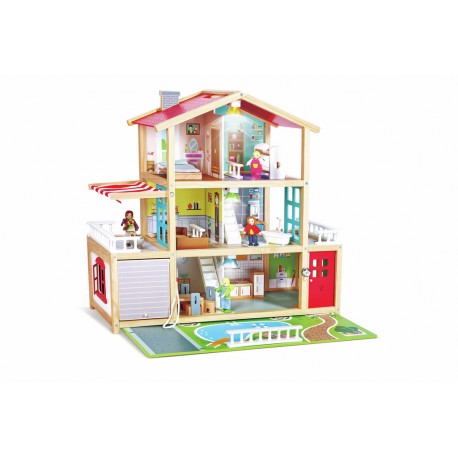 Casinha de Madeira 29 pçs