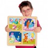 Set 2 Puzzles Cinderela e os 3 Porquinhos