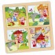 Set 2 Puzzles Cinderela e os 3 Porquinhos