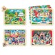 Set 4 Puzzles Tempo Livre e Vida Social