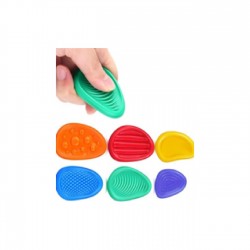 Pedras Sensoriais de Silicone 6und