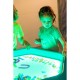 Bandeja Sensorial de Luz Led Tuff Tray com Suporte Ajustável