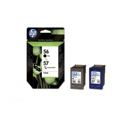 Tinteiro HP Deskjet C6656A + C6657A Pack Nº56+Nº57